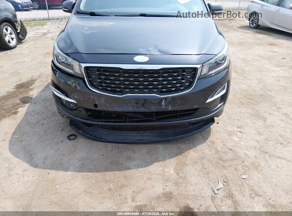 KNDMB5C10K6510829 2019 KIA SEDONA Gray Front view