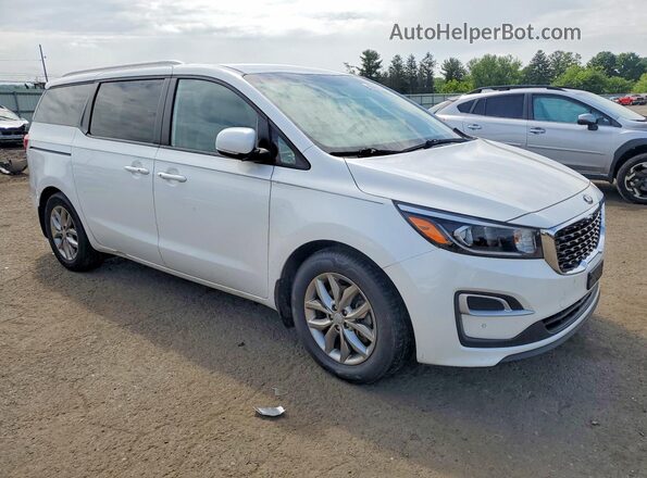 KNDMB5C10K6538243 2019 KIA SEDONA White Front right