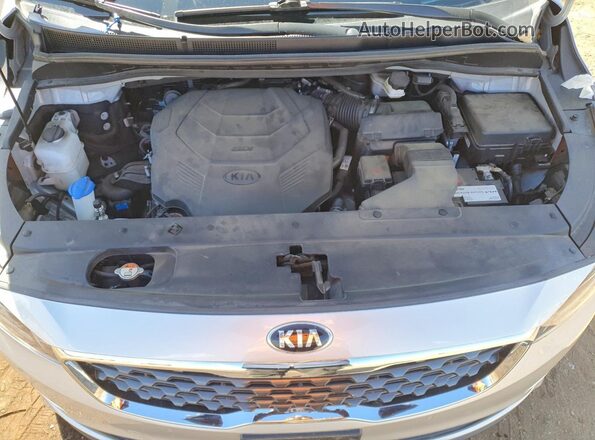 KNDMB5C10L6596810 2020 KIA SEDONA Серебряный Вид подкапотного пространства