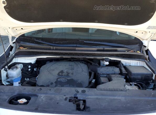 KNDMB5C10M6673418 2021 KIA SEDONA White Widok komory silnika