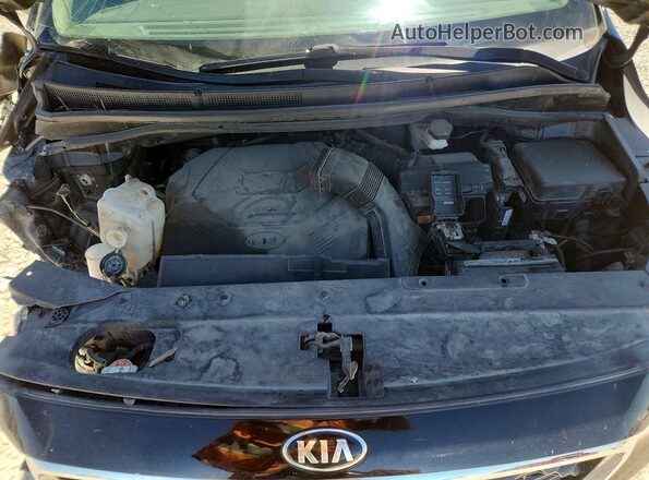 KNDMB5C10M6674147 2021 KIA SEDONA Black ძრავის განყოფილების ხედი