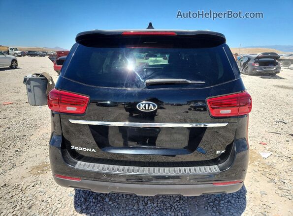 KNDMB5C10M6674147 2021 KIA SEDONA Black უკანა ხედი