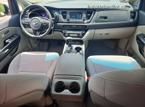 KNDMB5C10M6674391 2021 KIA SEDONA Silver Առջևի վահանակի տեսք