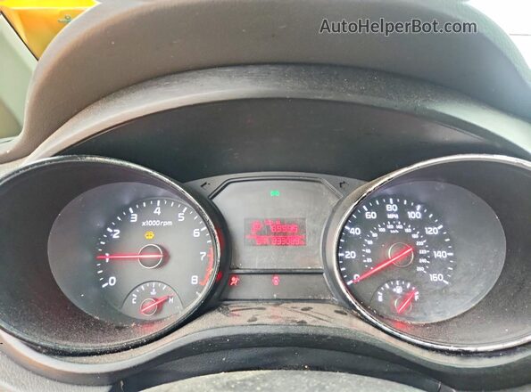 KNDMB5C11G6092188 2016 KIA SEDONA Темно-бордовый Вид щитка приборов