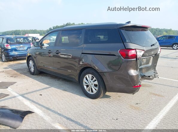 KNDMB5C11G6165897 2016 KIA SEDONA Brown Rear left