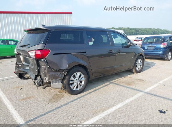 KNDMB5C11G6165897 2016 KIA SEDONA Brown Rear right