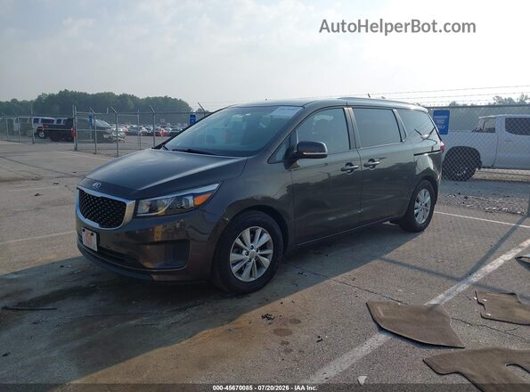 KNDMB5C11G6165897 2016 KIA SEDONA Brown Front left