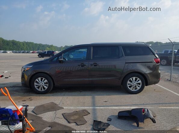 KNDMB5C11G6165897 2016 KIA SEDONA Brown 
