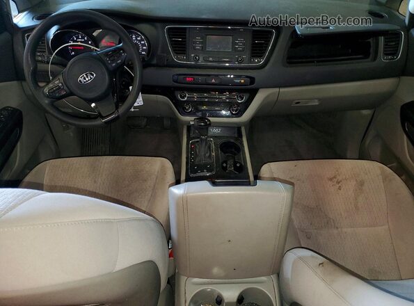 KNDMB5C11G6203791 2016 KIA SEDONA Black Вид панелі приладів