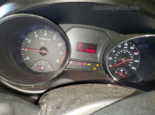 KNDMB5C11G6203791 2016 KIA SEDONA Black Вид щитка приладів