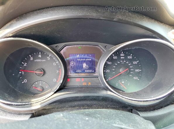 KNDMB5C11G6214564 2016 KIA SEDONA Maroon ხელსაწყოთა პანელის ხედი