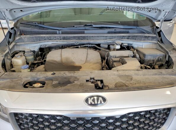 KNDMB5C11H6224433 2017 KIA SEDONA Серебряный Вид подкапотного пространства
