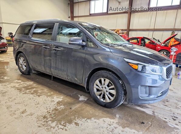KNDMB5C11H6290853 2017 KIA SEDONA Black Przód prawy