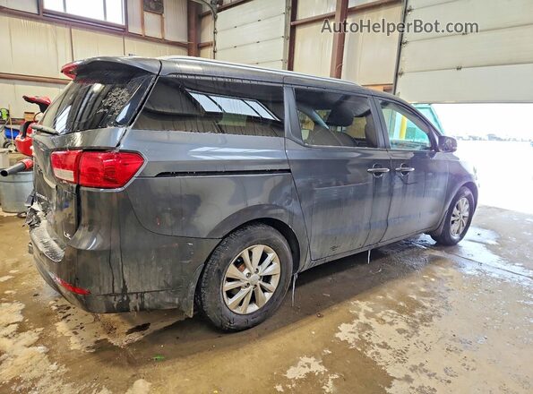 KNDMB5C11H6290853 2017 KIA SEDONA Black Tył prawy