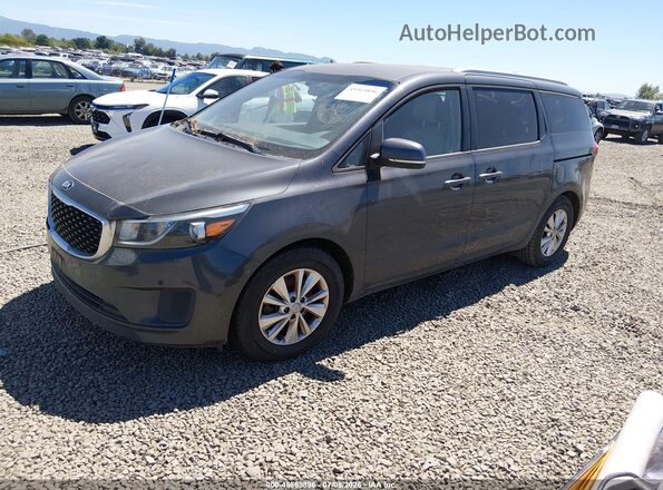 KNDMB5C11H6339436 2017 KIA SEDONA Black Передня ліва чверть
