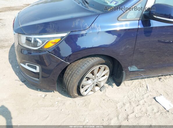 KNDMB5C11K6539191 2019 KIA SEDONA Dark Blue Vista frontal