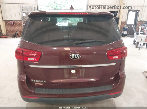 KNDMB5C11K6564981 2019 KIA SEDONA Бордовый 