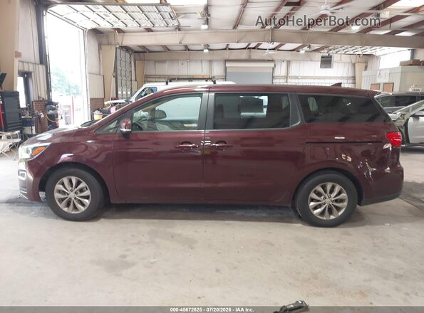 KNDMB5C11K6564981 2019 KIA SEDONA Бордовый Панорамный вид салона 360°