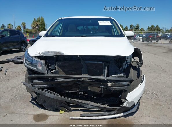 KNDMB5C11L6639311 2020 KIA SEDONA White Widok wnętrza z tyłu