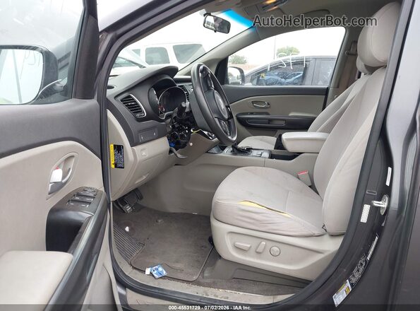 KNDMB5C12G6085024 2016 KIA SEDONA Black Սալոնի դիմացի տեսք