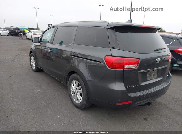 KNDMB5C12G6085024 2016 KIA SEDONA Black Հետևի ձախ