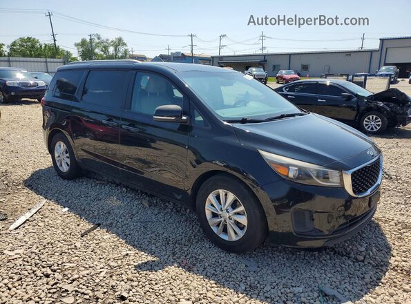 KNDMB5C12G6091065 2016 KIA SEDONA Black წინა მარჯვენა