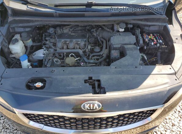 KNDMB5C12G6091065 2016 KIA SEDONA Black ძრავის განყოფილების ხედი