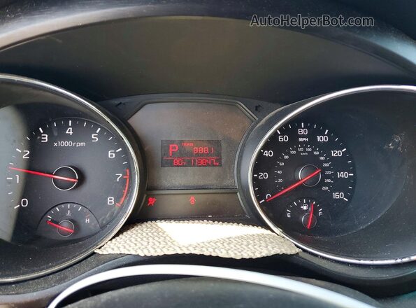 KNDMB5C12G6091065 2016 KIA SEDONA Black ხელსაწყოთა პანელის ხედი