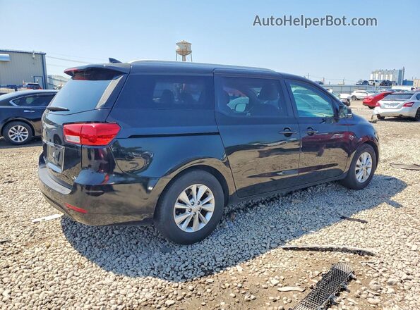 KNDMB5C12G6091065 2016 KIA SEDONA Black უკანა მარჯვენა