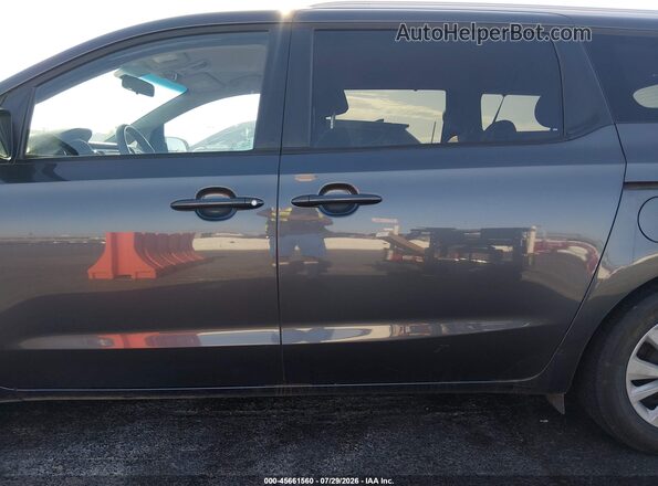 KNDMB5C12G6120001 2016 KIA SEDONA Gray Դիմացի տեսք