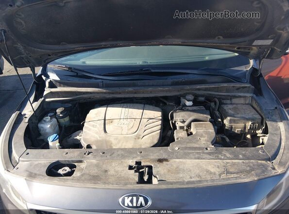 KNDMB5C12G6120001 2016 KIA SEDONA Gray Հետևի տեսք