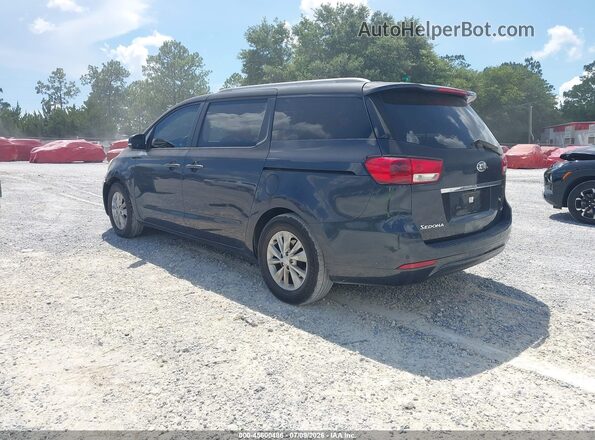 KNDMB5C12G6162068 2016 KIA SEDONA Бирюзовый Задняя левая четверть