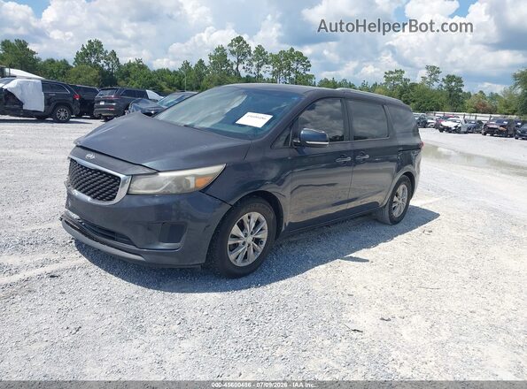 KNDMB5C12G6162068 2016 KIA SEDONA Бирюзовый Передняя левая четверть