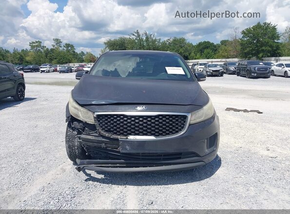 KNDMB5C12G6162068 2016 KIA SEDONA Бирюзовый Вид щитка приборов