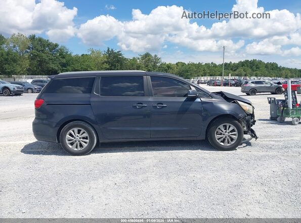 KNDMB5C12G6162068 2016 KIA SEDONA Бирюзовый Вид задней части салона