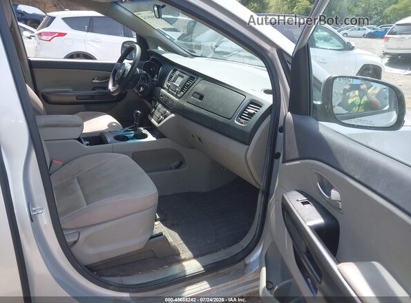 KNDMB5C12G6163222 2016 KIA SEDONA Gray Սալոնի դիմացի տեսք
