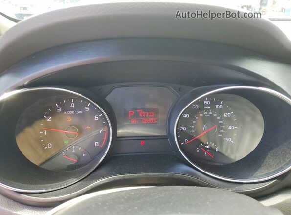KNDMB5C12G6202780 2016 KIA SEDONA Black Widok zestawu wskaźników