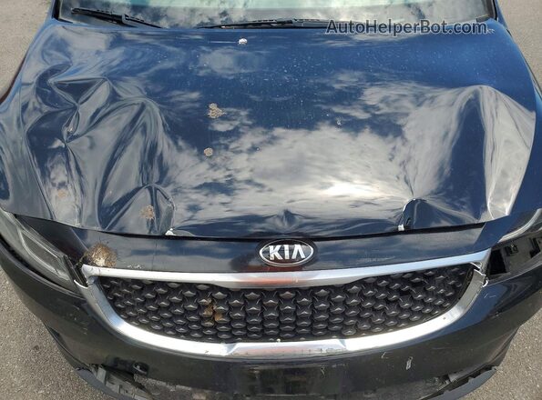 KNDMB5C12G6202780 2016 KIA SEDONA Black Widok komory silnika