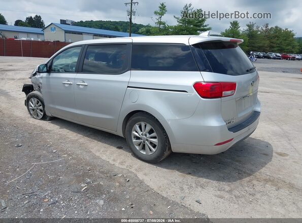 KNDMB5C12H6218429 2017 KIA SEDONA Silver Rear left