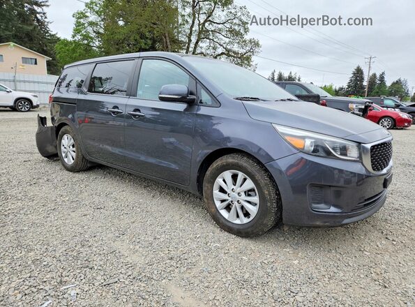 KNDMB5C12H6234274 2017 KIA SEDONA Gray წინა მარჯვენა