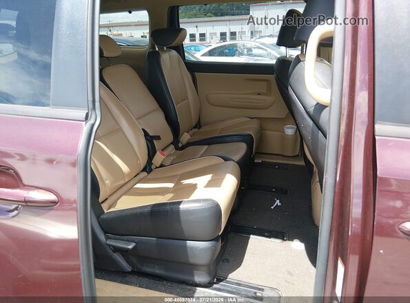 KNDMB5C12H6300872 2017 KIA SEDONA Бордовый Вид наклейки с VIN-кодом