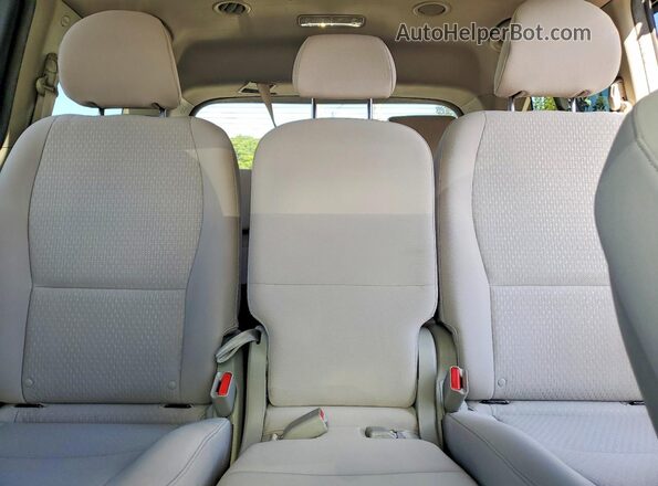 KNDMB5C12H6306381 2017 KIA SEDONA Black Вид задніх сидінь
