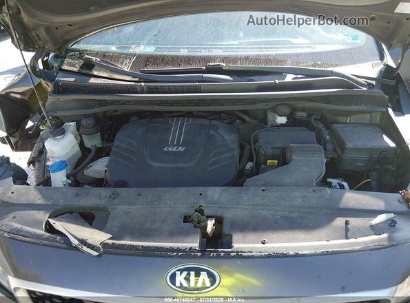 KNDMB5C12H6314271 2017 KIA SEDONA Gray Հետևի տեսք