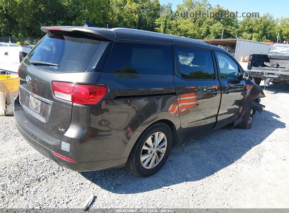 KNDMB5C12H6314271 2017 KIA SEDONA Gray Հետևի աջ