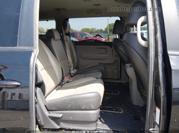 KNDMB5C12H6320510 2017 KIA SEDONA Black VIN կոդի պիտակի տեսք