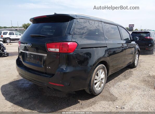 KNDMB5C12H6320510 2017 KIA SEDONA Black Հետևի աջ