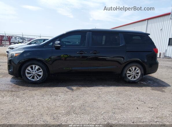 KNDMB5C12H6320510 2017 KIA SEDONA Black Սալոնի 360 աստիճան տեսք