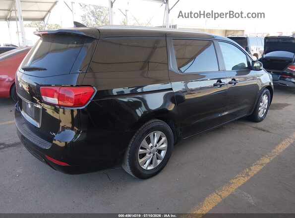 KNDMB5C12H6324931 2017 KIA SEDONA Черный Задняя правая четверть