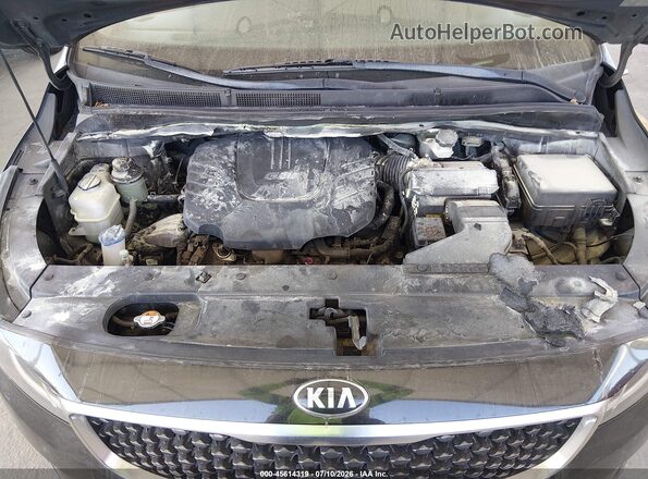 KNDMB5C12H6324931 2017 KIA SEDONA Черный Вид сзади