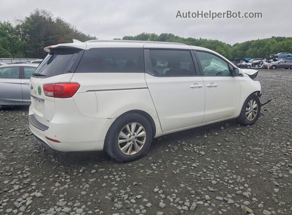 KNDMB5C12H6325948 2017 KIA SEDONA White Հետևի աջ